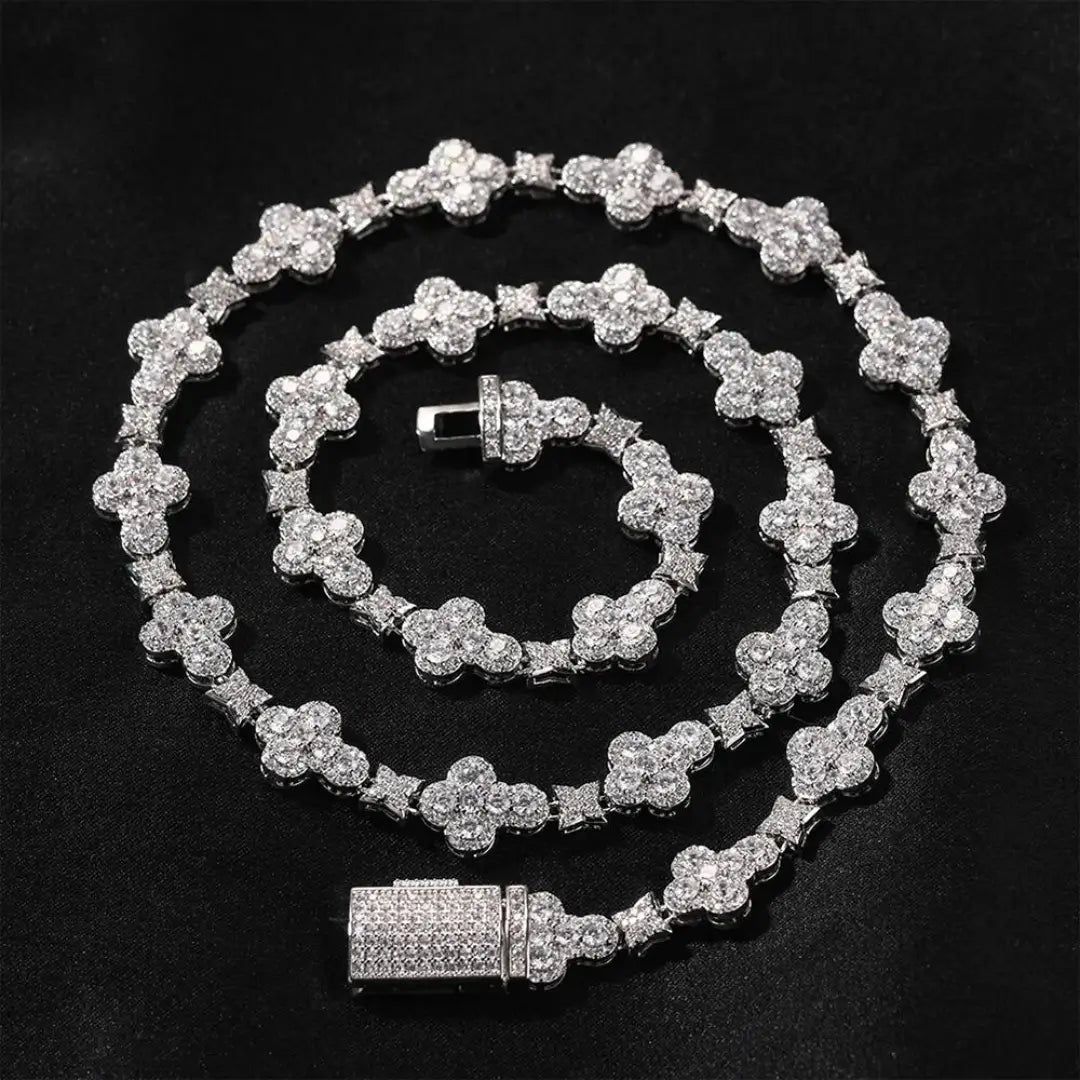 Conjunto Corrente Riviera Cruz Prong + Pulseira - NATA