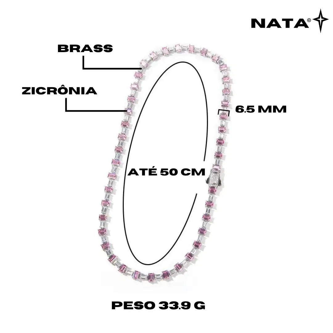 Corrente Riviera Baguette Retangular - NATA