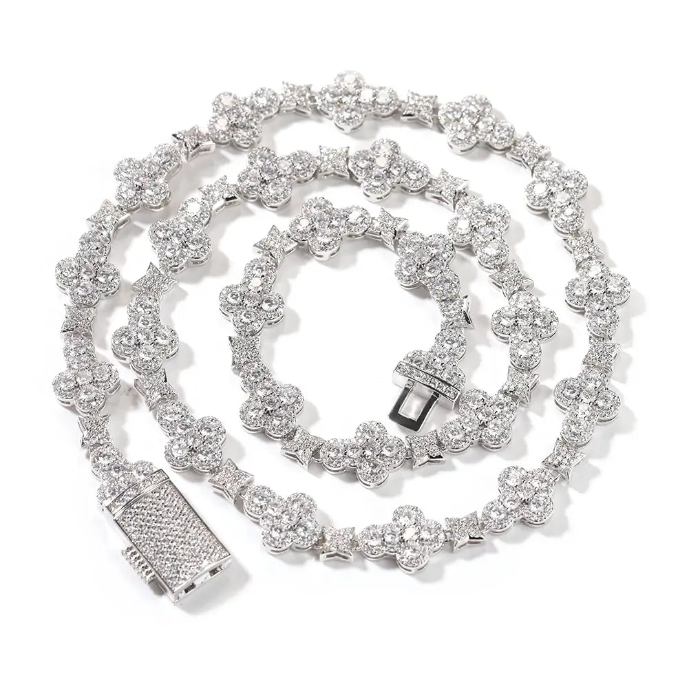 Conjunto Corrente Riviera Cruz Prong + Pulseira - NATA