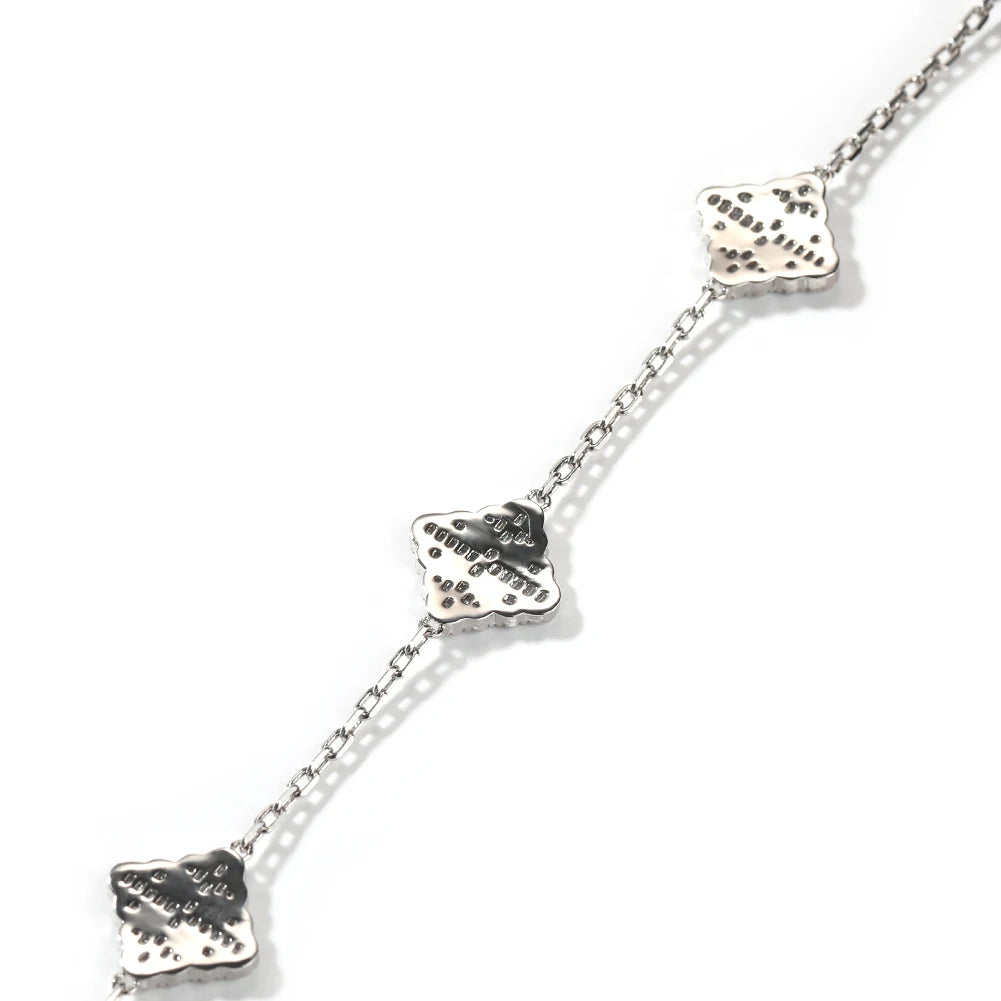 Pulseira Trevo de 4 Folhas Cravejado - NATA