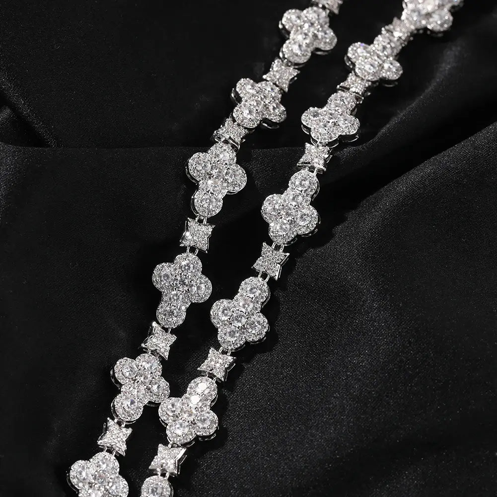 Conjunto Corrente Riviera Cruz Prong + Pulseira - NATA