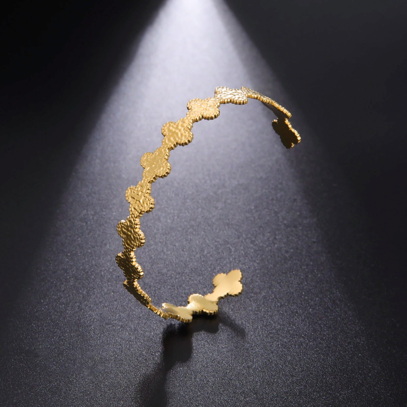 Pulseira Trevo de 4 Folhas - Aço Inoxidável - NATA