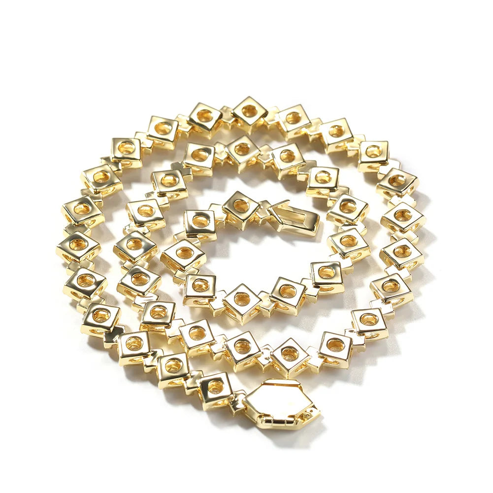 Corrente Riviera Losango Cravejado - NATA