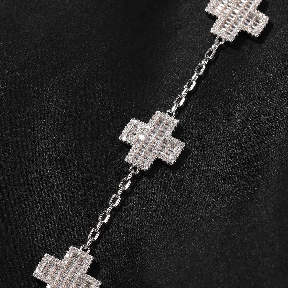 Pulseira Cruz Cravejada - NATA