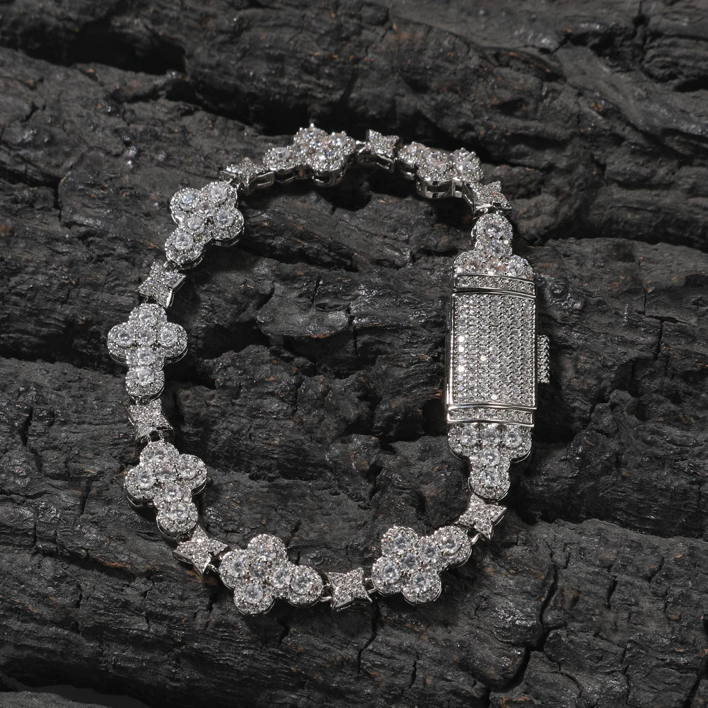 Conjunto Corrente Riviera Cruz Prong + Pulseira - NATA